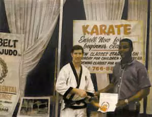 Gene Perceval's first martial arts school, Black Belt School Of Karate