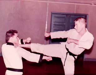 Training in the martial arts at Fort Dix 1965